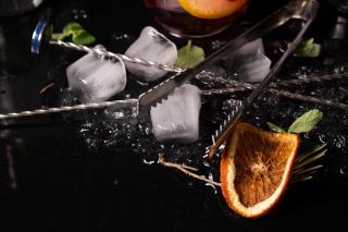Doseur à cocktail noir, jigger double mesure