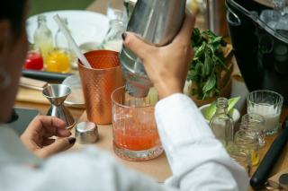Shaker parisien cuivre - Shaker cobbler élégant pour cocktails